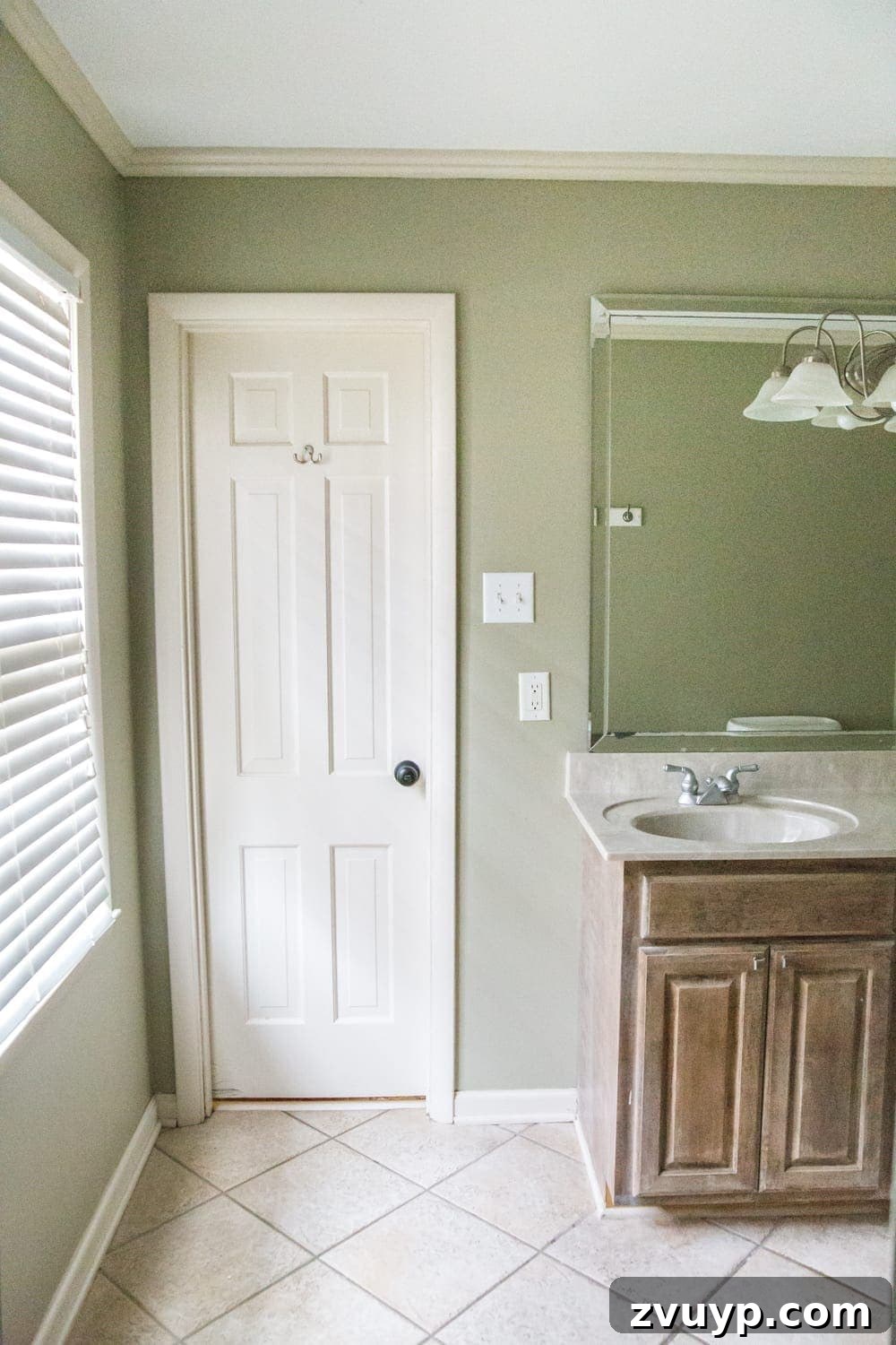 Our Master Bathroom Makeover: Design Vision 7 Master Bathroom Before - Vanity Cabinets