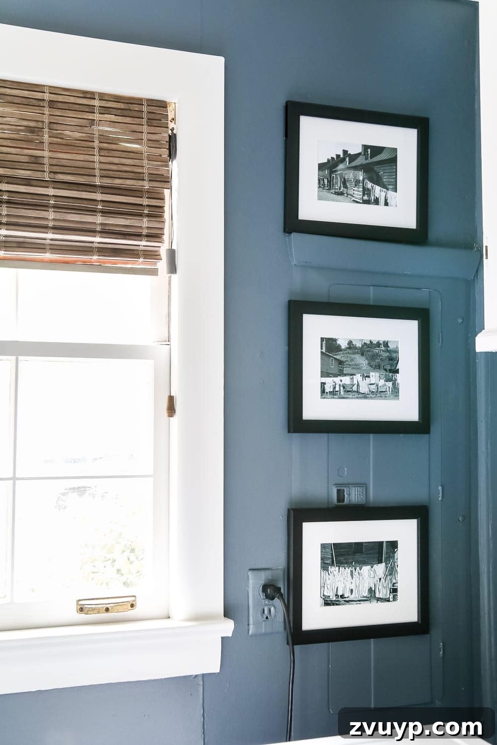 Clever Ways to Camouflage Household Eyesores 11 Paint your breaker box the same color as the wall and place magnetic frames on top.