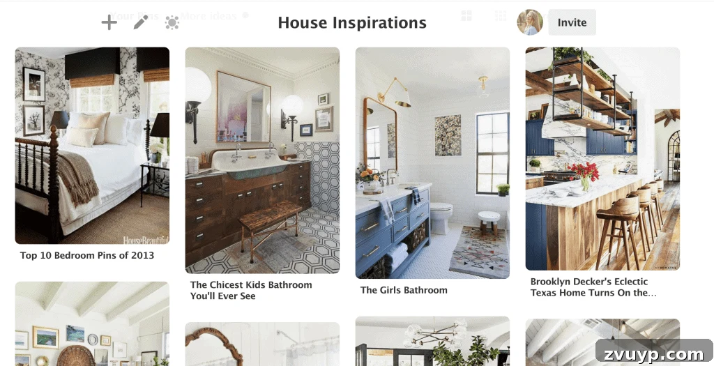 Unlock Your Unique Decorating Aesthetic 4 Pinterest board showing various home decor inspiration images with common aesthetics