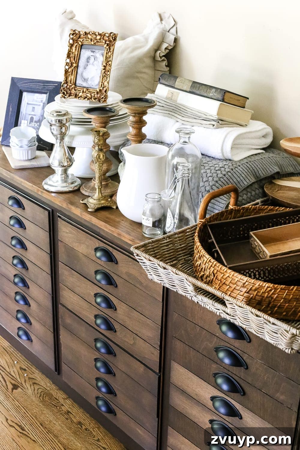 Unlock Your Unique Decorating Aesthetic 8 Decluttered home decor items, ready for donation or sale after a KonMari session