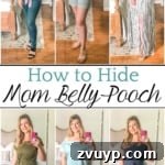 Smooth Silhouette: 10 Fashion Tricks to Flatter Your Mom Belly 15 7 fashion tips for hiding postpartum mom bod and belly pooch without looking frumpy along with budget-friendly places to buy them.