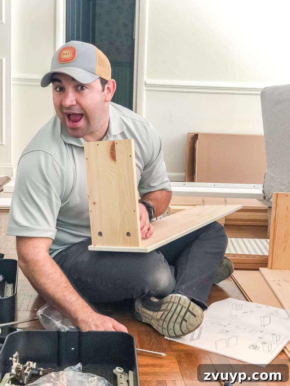IKEA Hemnes Pantry Hack 8 Continuing the assembly process for IKEA Hemnes cabinets to create a DIY pantry
