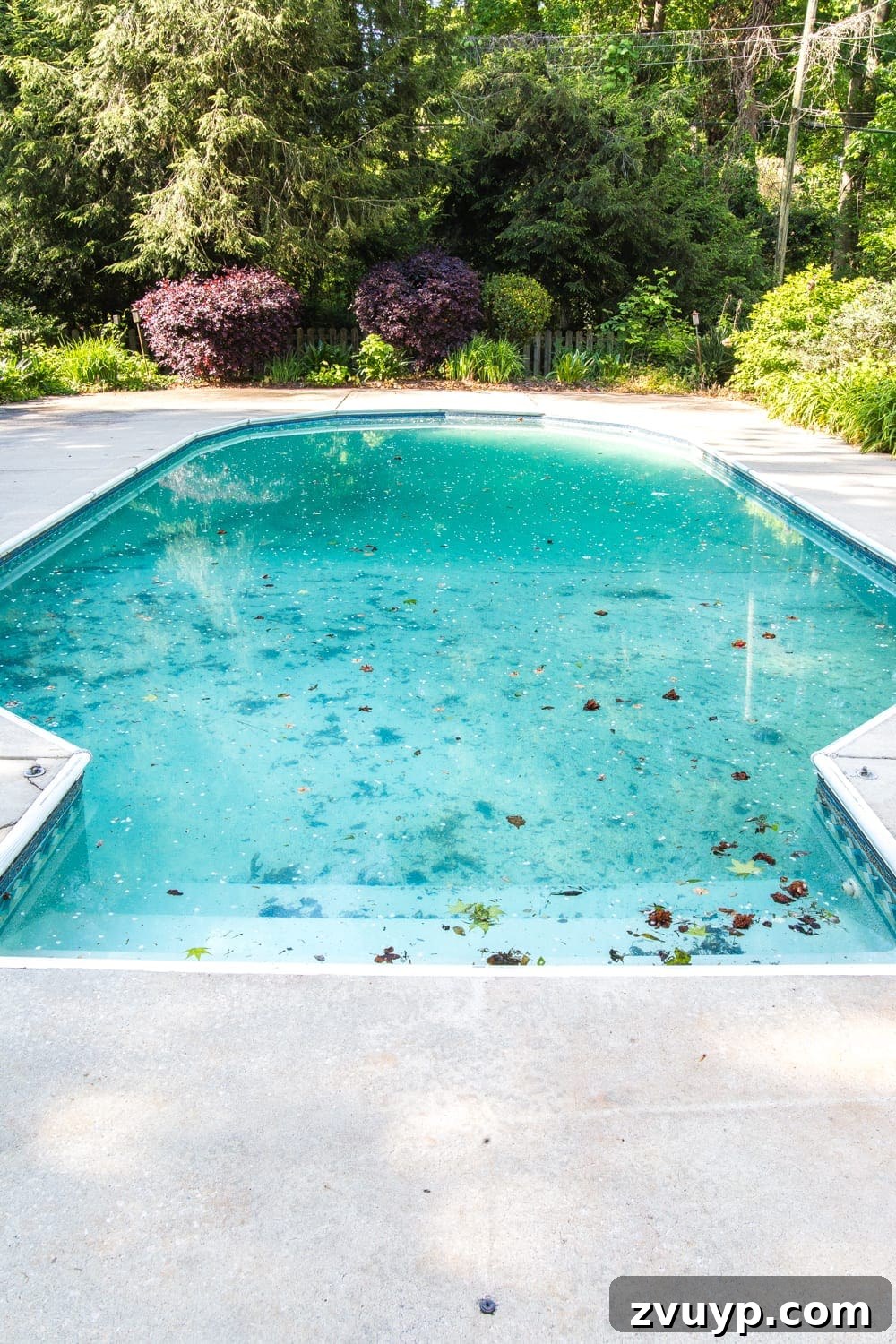 Our Backyard's Blank Slate: Before Tour and Pool Makeover Blueprint 4 Backyard Before Tour and Pool Makeover Plans | blesserhouse.com - How to improve an outdated vinyl liner pool