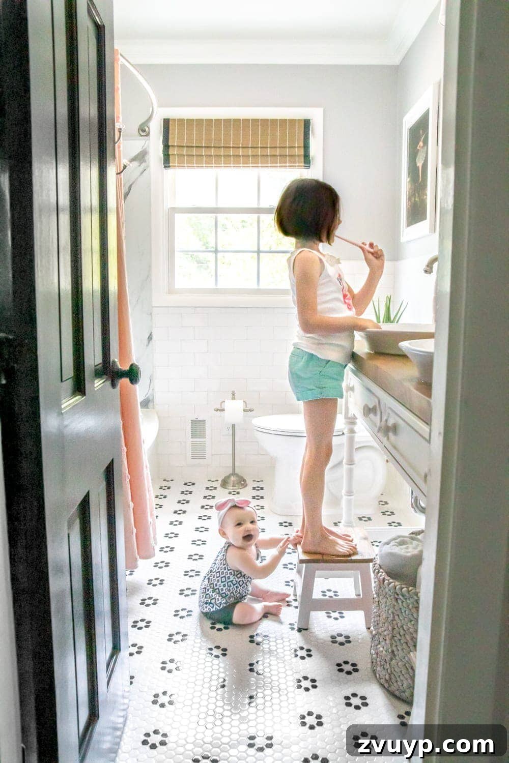 Unveiling the Ultimate Kids Bathroom Makeover 22 Beautifully renovated whimsical and classic kids bathroom for young girls