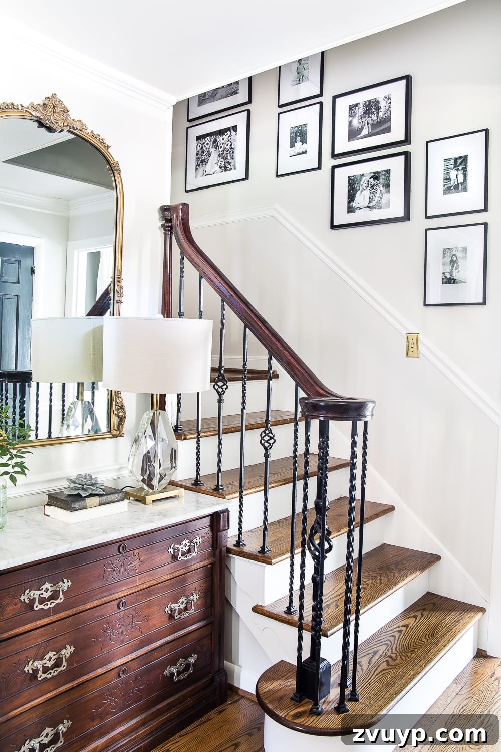 8 Ways to Infuse Your Home with Meaningful Art 14 Sentimental art idea - hang a gallery wall of favorite family photos