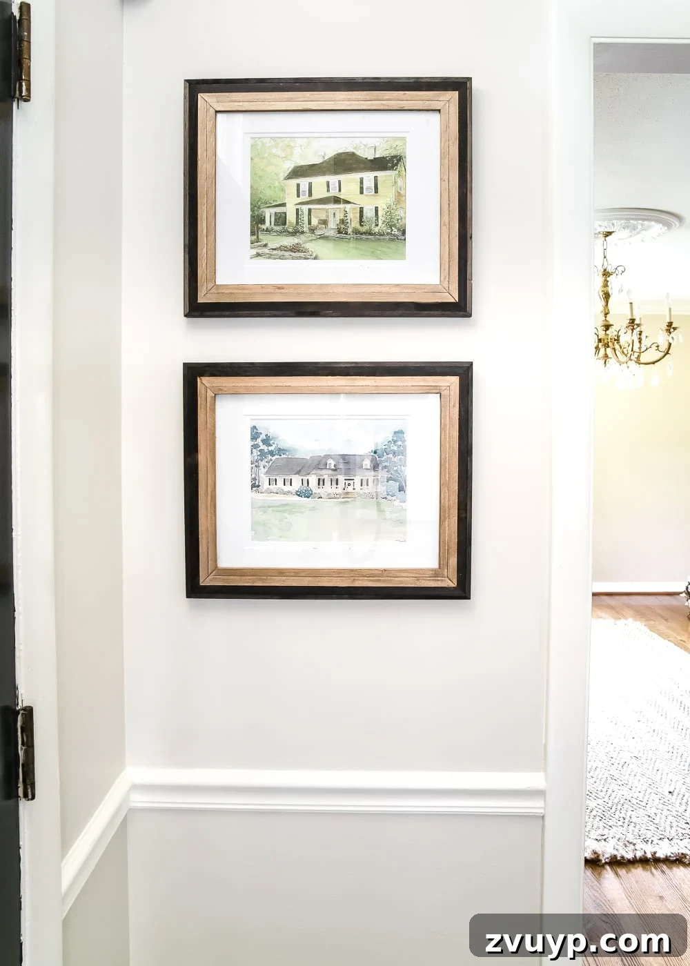 8 Ways to Infuse Your Home with Meaningful Art 7 Sentimental art idea - commission an artist to paint your childhood homes