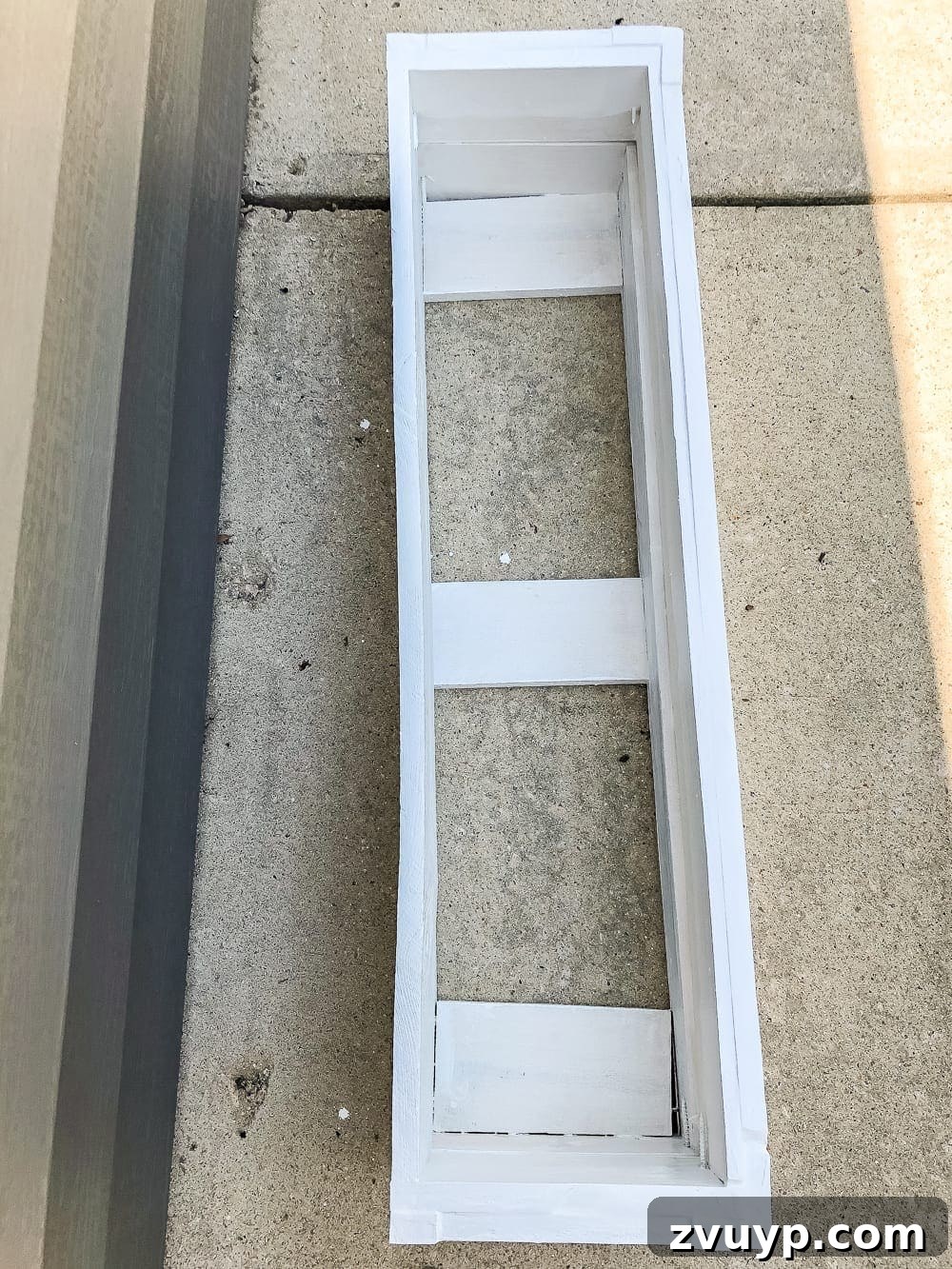 From Scraps to Blooms Window Box 18 Painting DIY window box with exterior paint