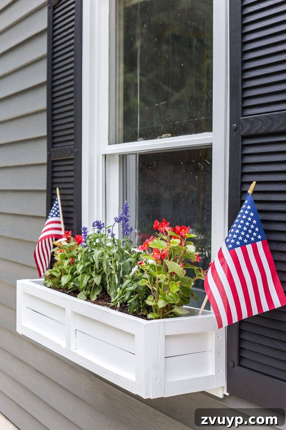 From Scraps to Blooms Window Box 4 DIY window box using scrap wood