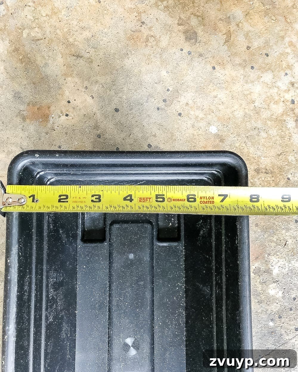 From Scraps to Blooms Window Box 5 Measuring window box liner for DIY build