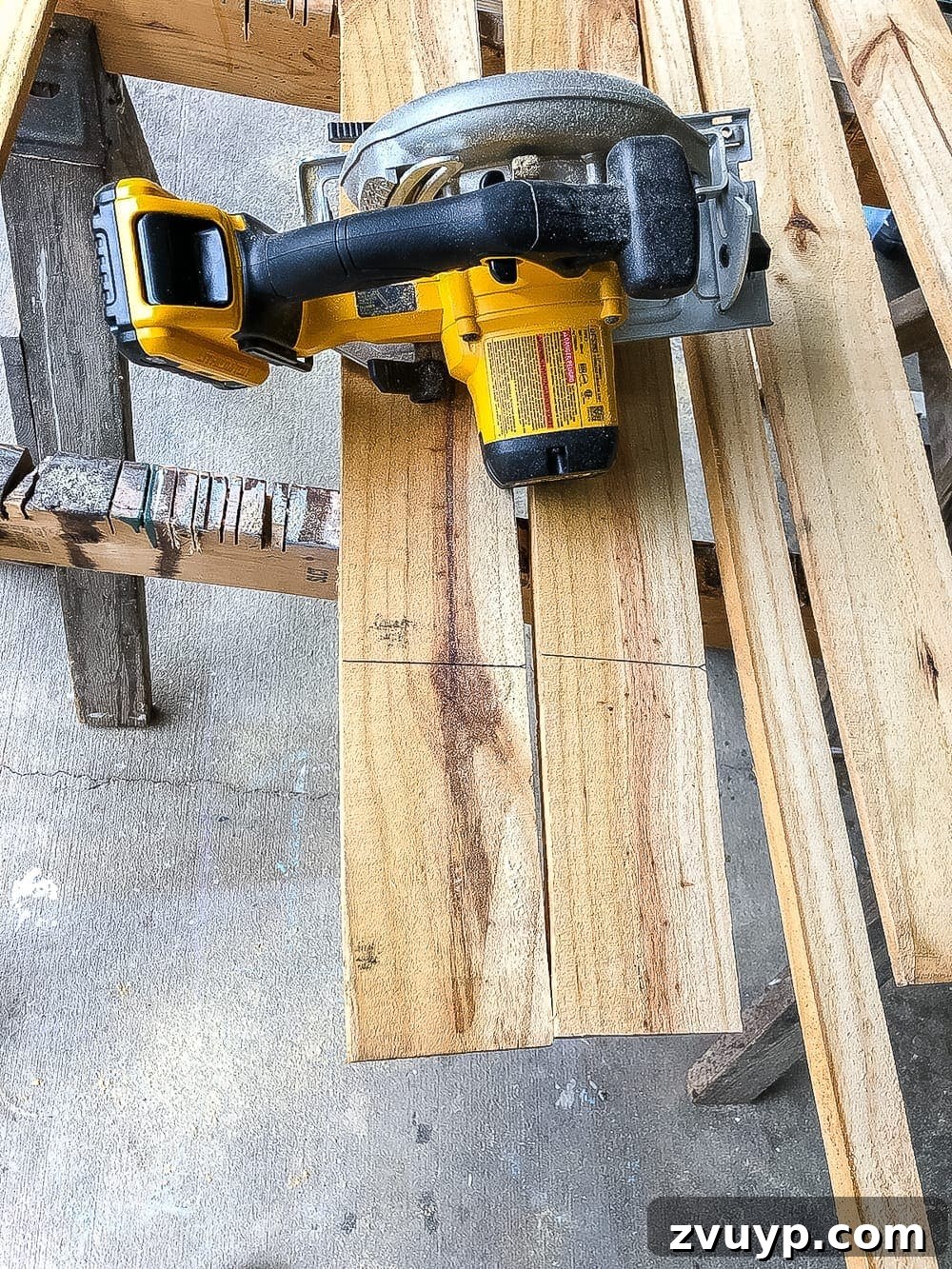 From Scraps to Blooms Window Box 8 Marking wood pieces for DIY window box with square tool