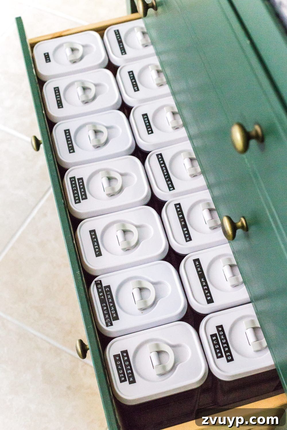 Smart IKEA Hemnes Pantry Organization 10 IKEA Hemnes Pantry Cabinet Organization - Tips and ideas for maximizing storage and creating function for food storage in a cabinet to repurpose as a pantry. #pantryorganization