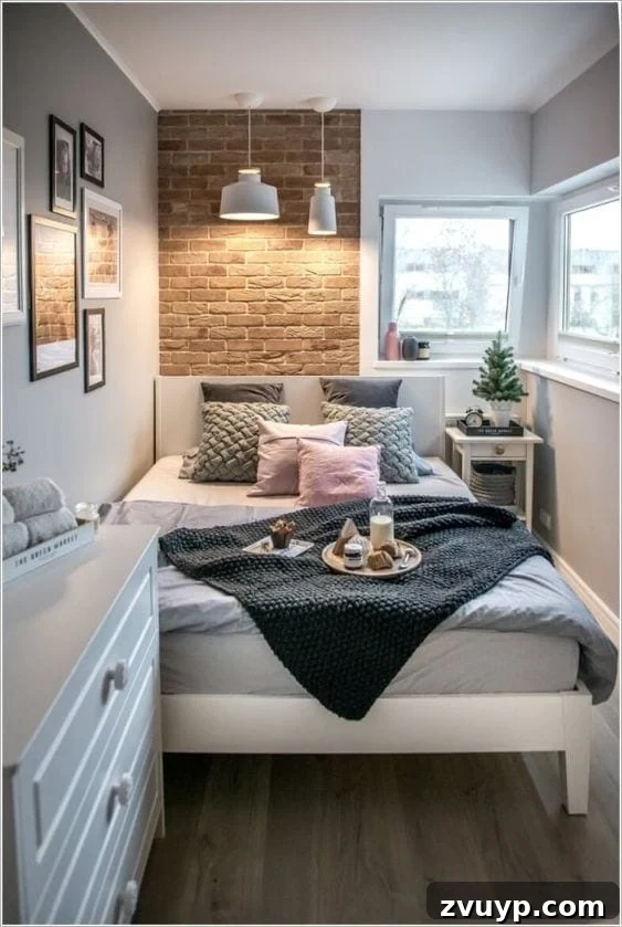 Maximize Your Small Bedroom 3 Layout Ideas 7 Full Bed Against Wall with Desk Inspiration