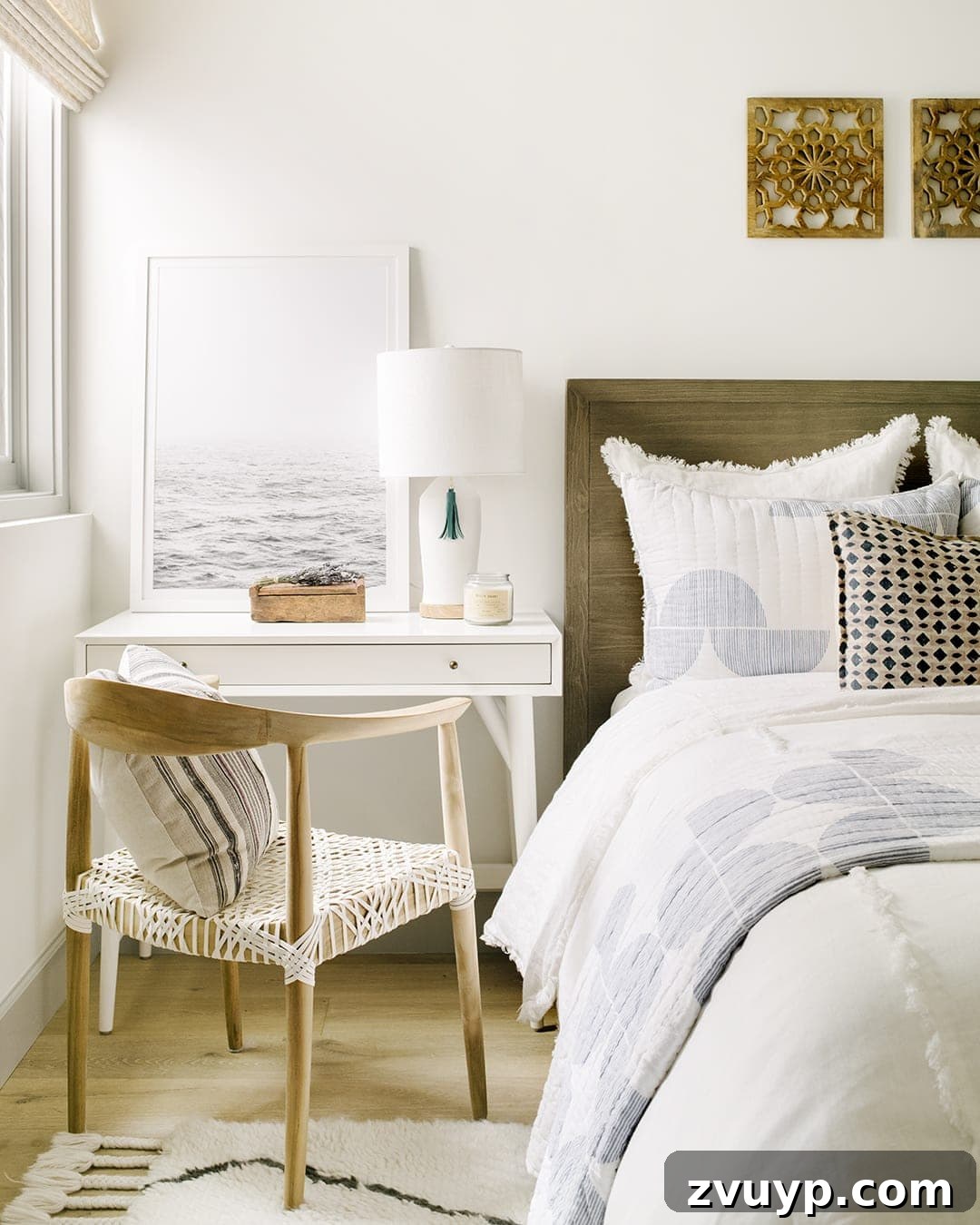 Maximize Your Small Bedroom 3 Layout Ideas 8 Desk and Nightstand Combo in Small Bedroom