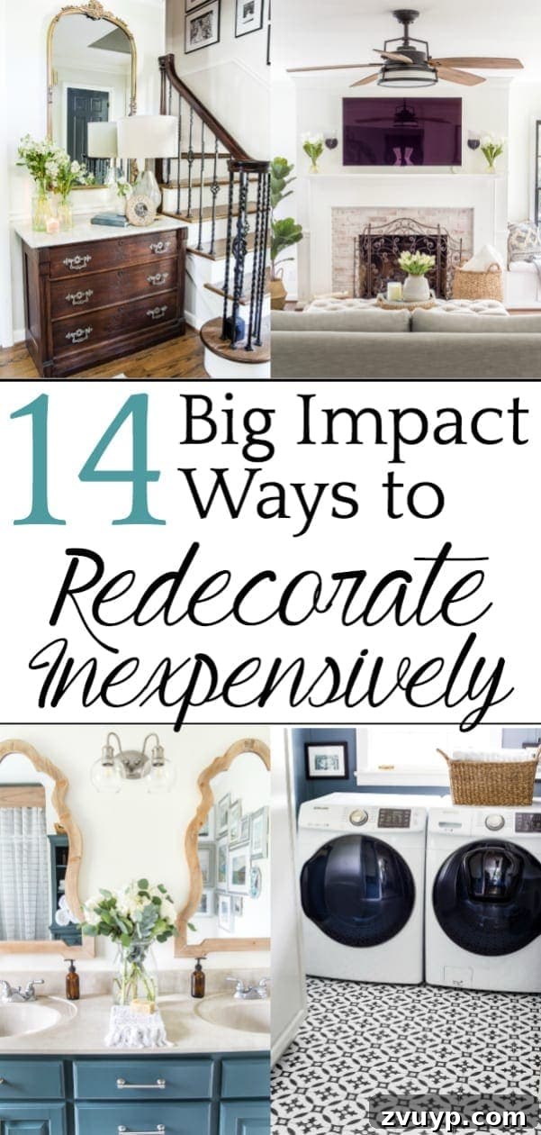 High Impact Room Updates on a Budget 2 Budget-friendly home decor refresh ideas for every room