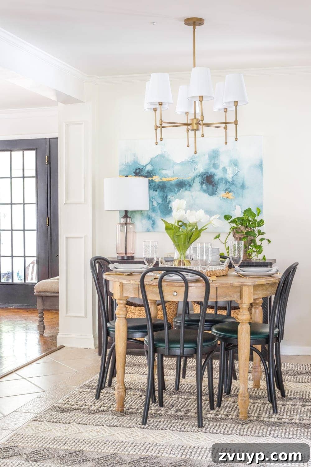 Breakfast Nook Glow Up 5 Final Reveal: Modern and functional breakfast nook entryway with optimized storage and flow.