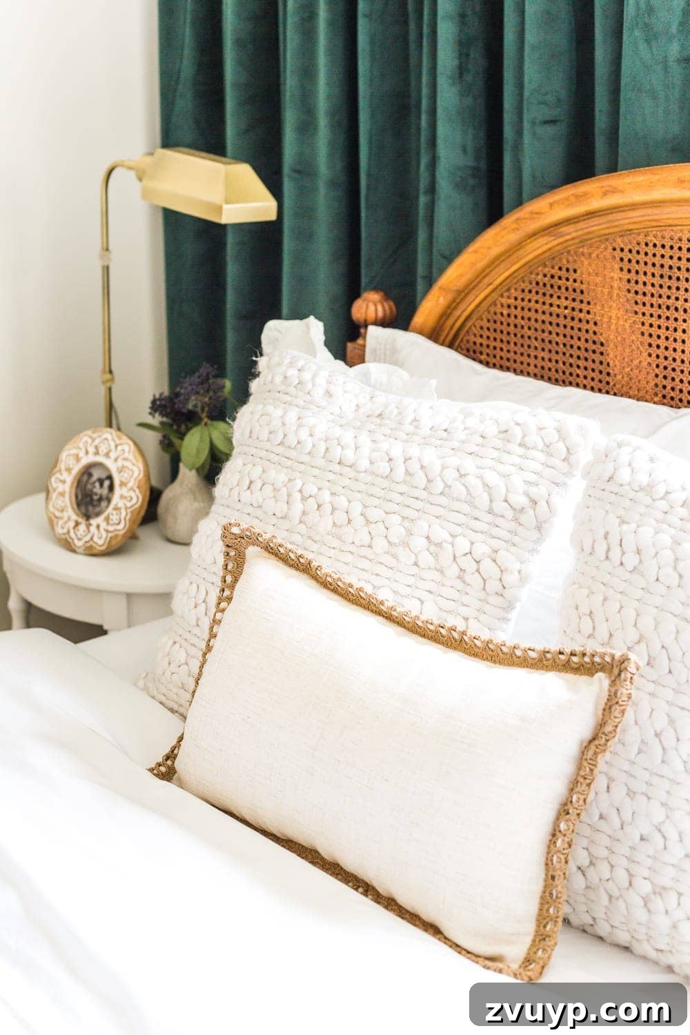 Vintage Chic Statements for the Guest Sanctuary 6 Vintage chic statement art in a guest bedroom