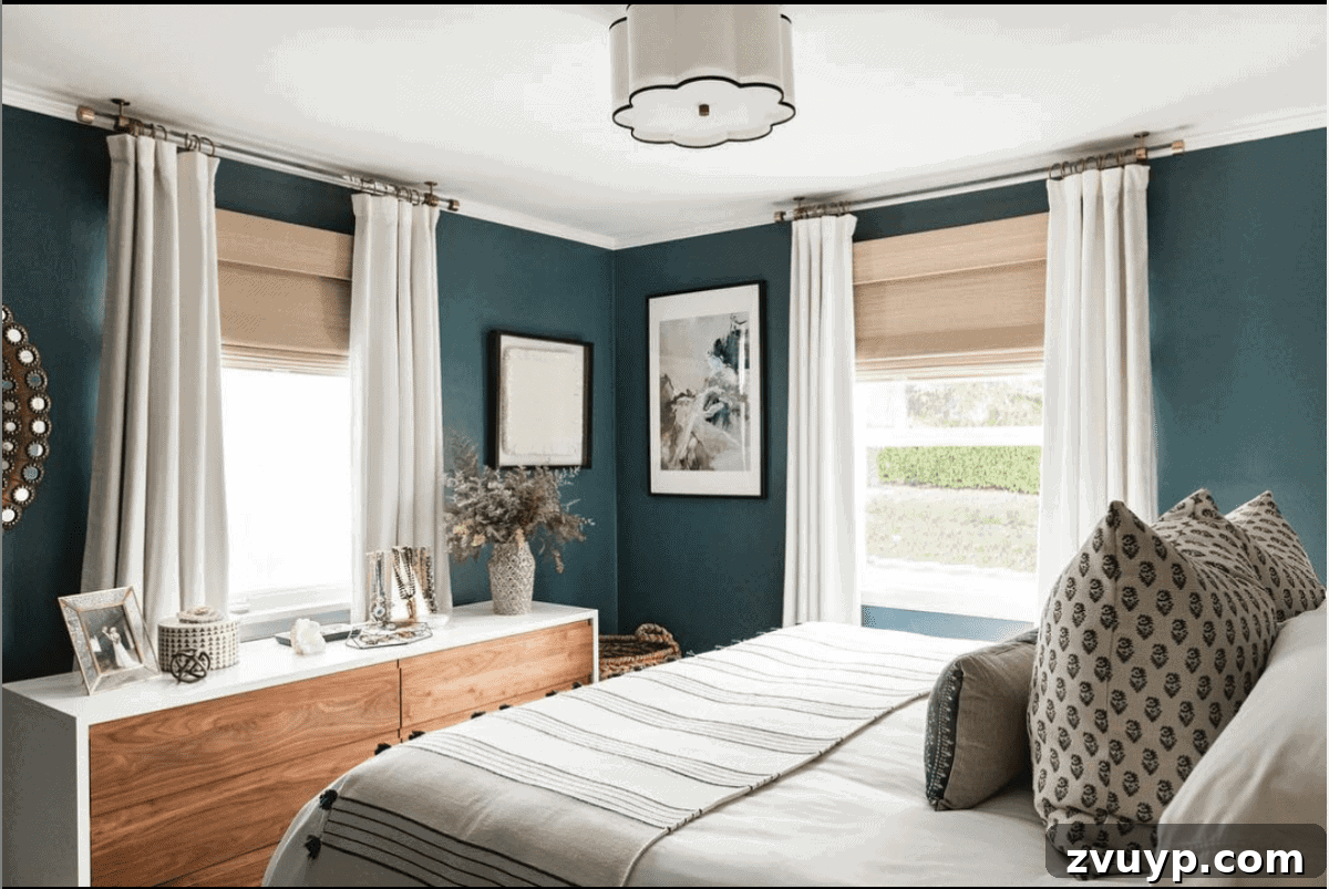 Master Bedrooms Dominating My Moodboard 17 Cohesively Curated Master Bedroom with Harmonious Hues and Balanced Design