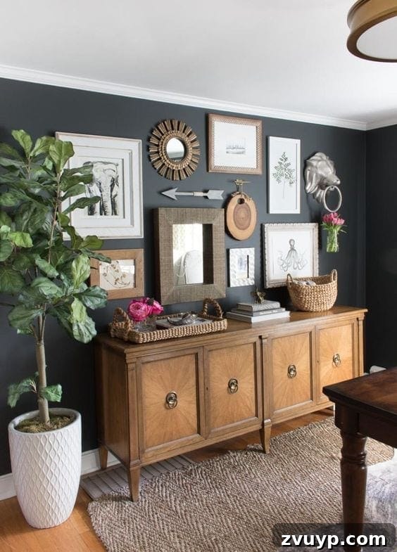 Black Paint: A Bold Design Statement 6 Stylish black kitchen cabinets paired with natural wood and white countertops