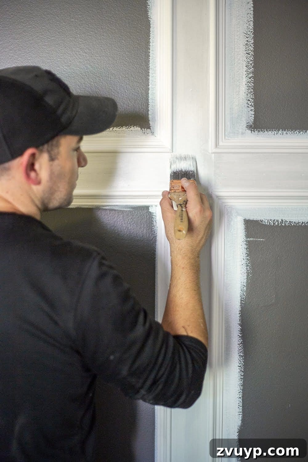 5 rules about primer and paint we wish we had known as beginner DIYers and how to create a paint finish on walls, doors, trim, and moldings that last. | Master Bedroom Refresh with Kilz®