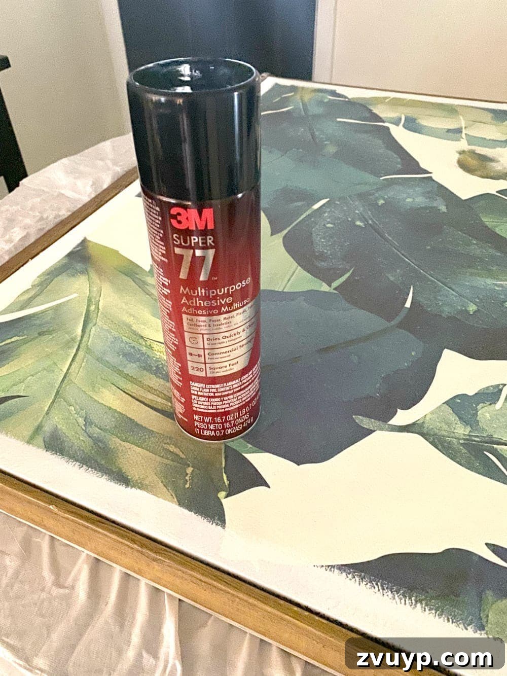 Upcycled Canvas Creations 5 Trimming a poster to fit an old canvas
