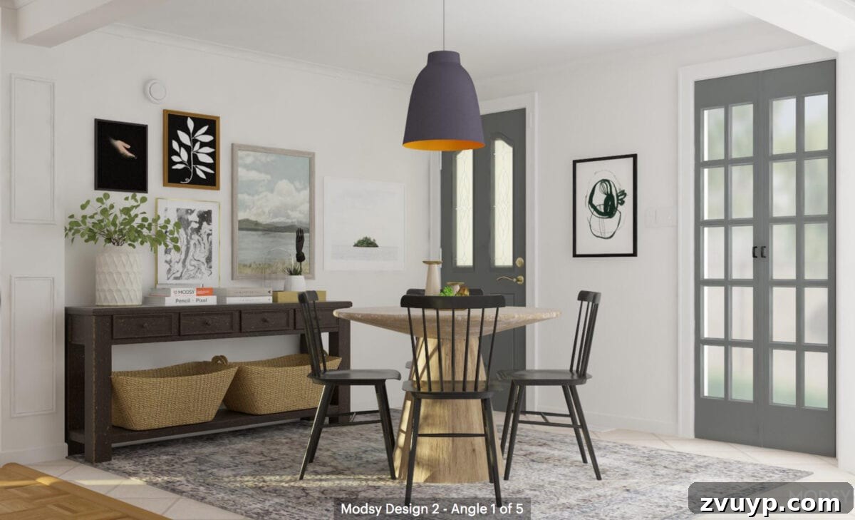 Blesser House 2019: Our 19 Most Popular Posts 21 Modsy 3D rendering of a breakfast nook design