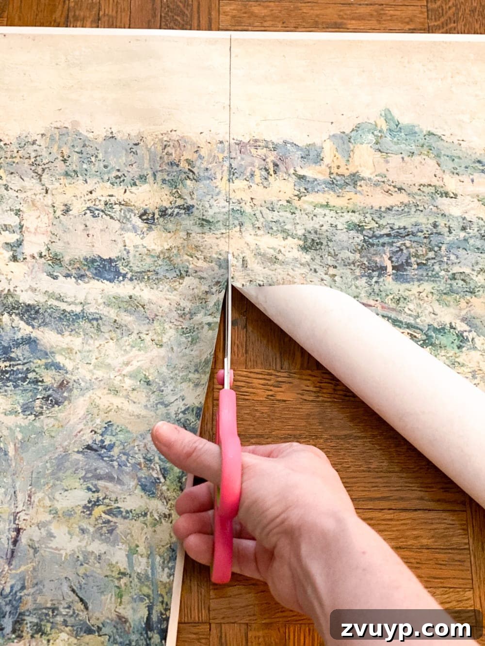 Printable Winter Scenery: DIY Large Scale Wall Art 4 DIY Large Wall Art and Winter Landscape Printable - How to make a $1,000 piece of art for under $50.