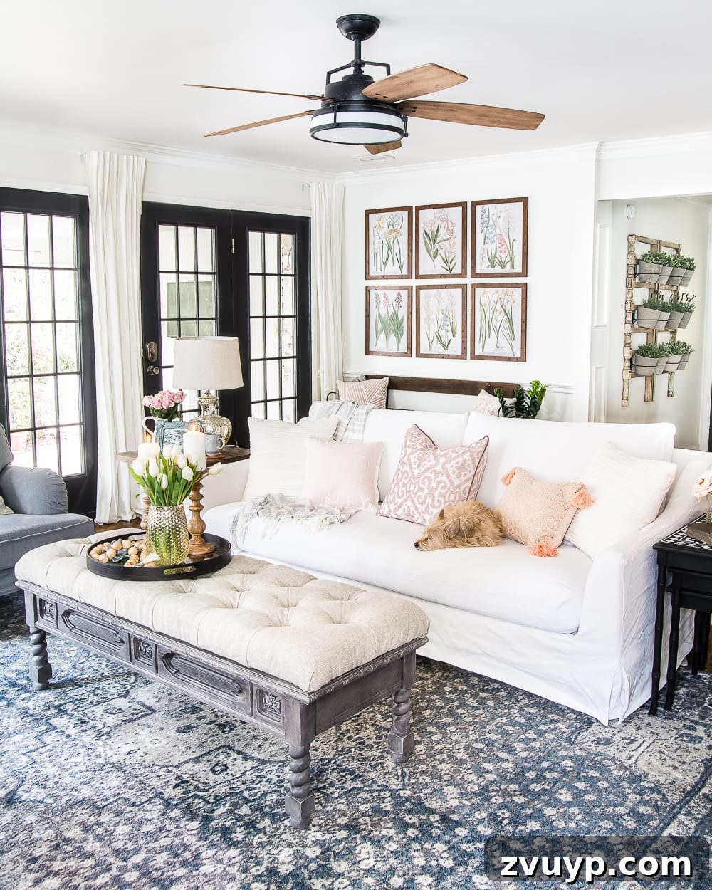 The Items That Defined My 2019 10 Living room rug with a pattern designed to hide stains effectively.