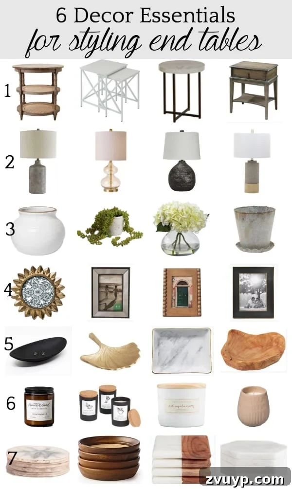 Effortless End Table Decorating Ideas 7 6 decor essentials for end table decor ideas