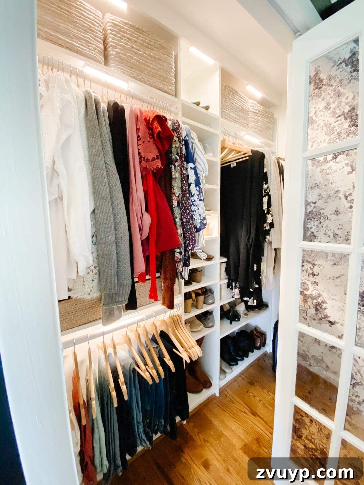 Billy Bookcase IKEA Hack: Create Your Dream Closet 2 ikea closet with wireless lights