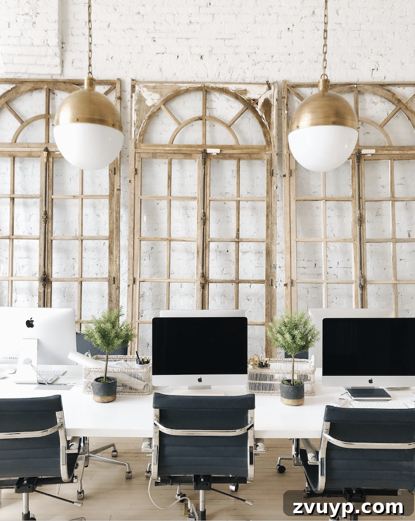 Curate Your Canvas Imaginative DIY Wall Decor 17 windows leaning on a brick wall for office wall decor