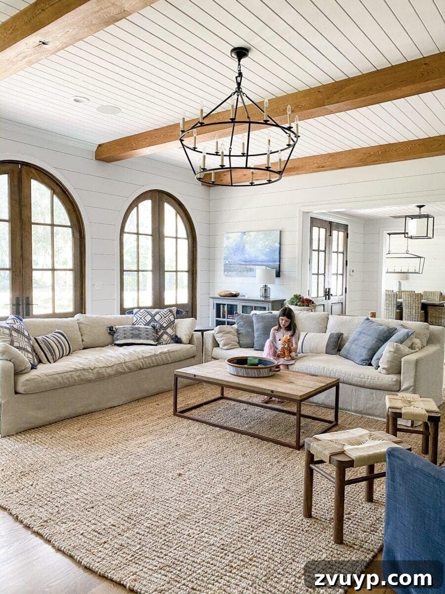 Sea Island Coastal Home Showcase 7 Bright and inviting coastal living room showcasing elegant furniture and decor elements