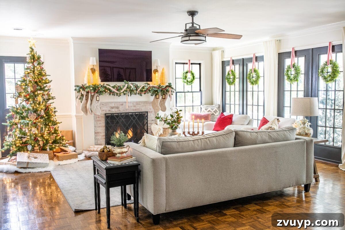 40 Clever Home Decor Upgrades Under $100 5 living room furniture layout at christmas