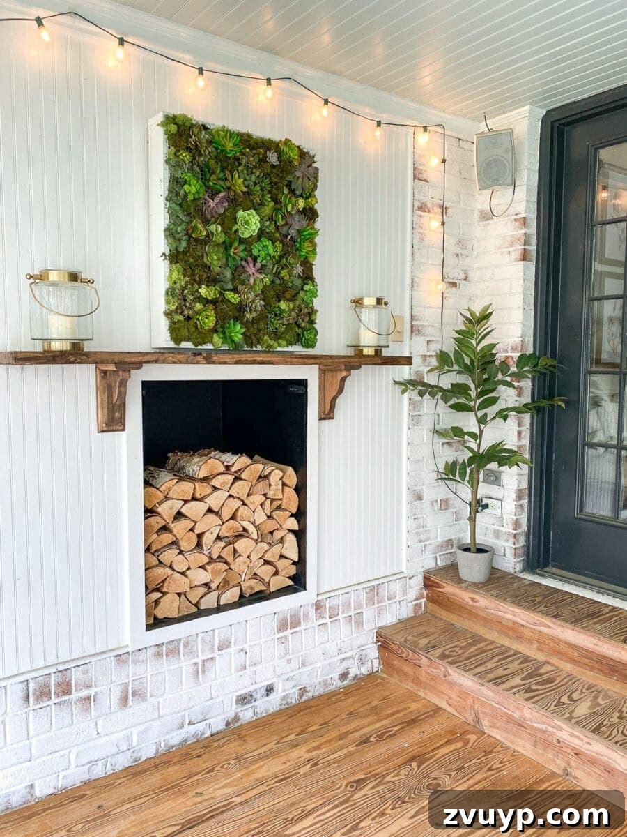 Craft a Vertical Garden from Reclaimed Wood 20 Close-up of a DIY vertical succulent planter, showing the arrangement of succulents and moss, highlighting the natural beauty of the project.