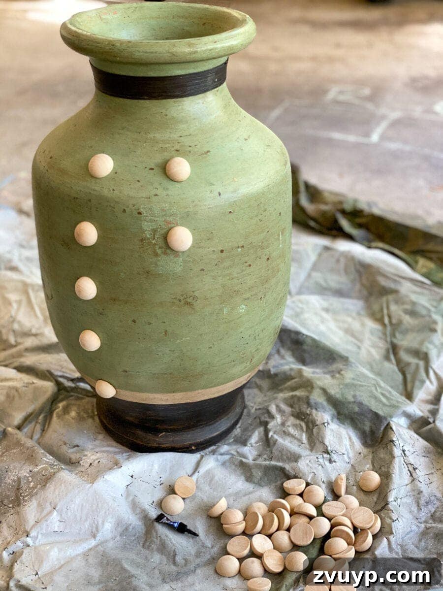 Elevate Your Decor with a DIY Hobnail Vase 4 DIY Hobnail Vase | Anthropologie knock-off