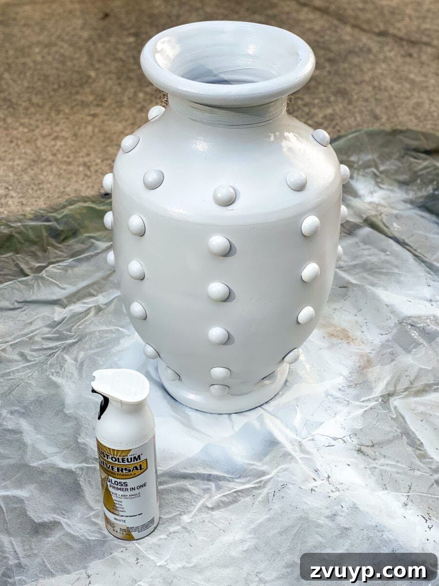 Elevate Your Decor with a DIY Hobnail Vase 5 DIY Hobnail Vase | Anthropologie knock-off
