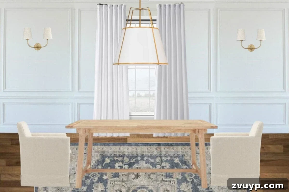 Blueprint for Our Dream Home Office 8 Home office design plan with molding and wall sconces