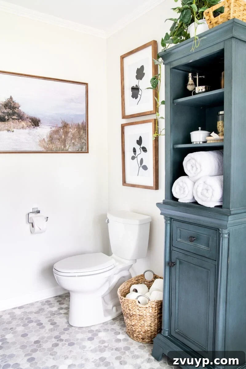 Master Bathroom Reimagined 8 Master Bathroom Art Corner After Phase 2 Modern Update