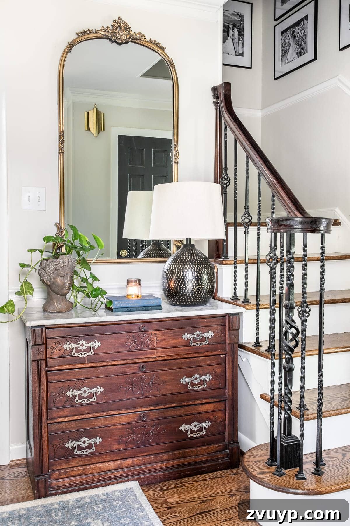 Foyer Evolution A Modern Twist on Classic Design 7 Foyer Design - Eastlake Marble Top Chest with Elegant Decor