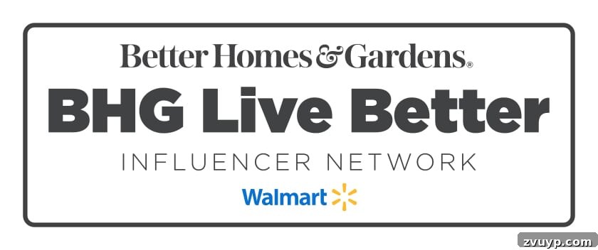 Golden State Powder Room Serenity 2 Better Homes & Gardens Live Better Influencer Network Badge