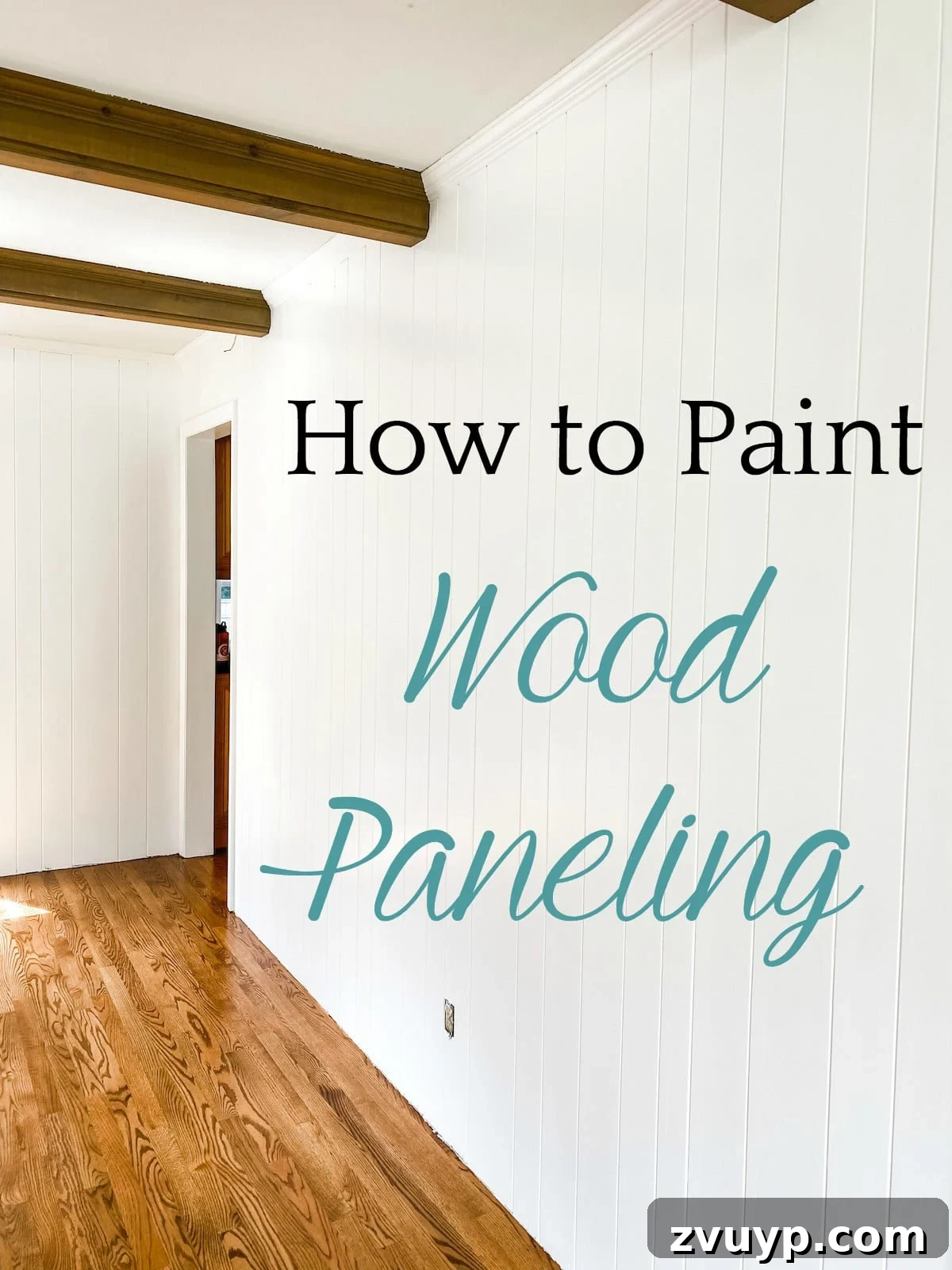Beyond Basic Walls: DIY Painted Panels and McNay Project News 12 How to Paint Wood Paneling: A complete step-by-step tutorial for how to paint wood paneling on walls with full supply list for a simple paint update that lasts.