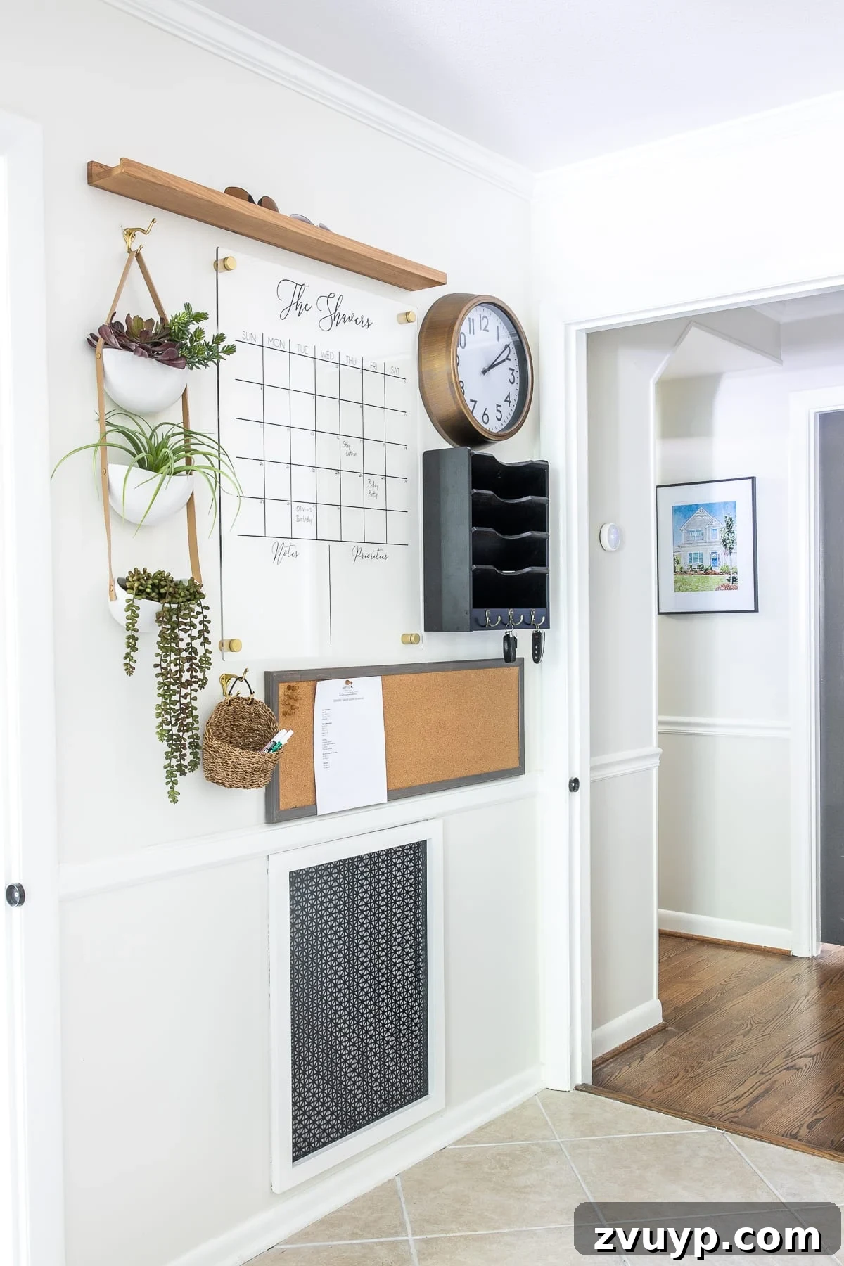 Quick Frugal Air Return Grille 11 Command Center Wall Organizer and DIY Air Return Vent Cover
