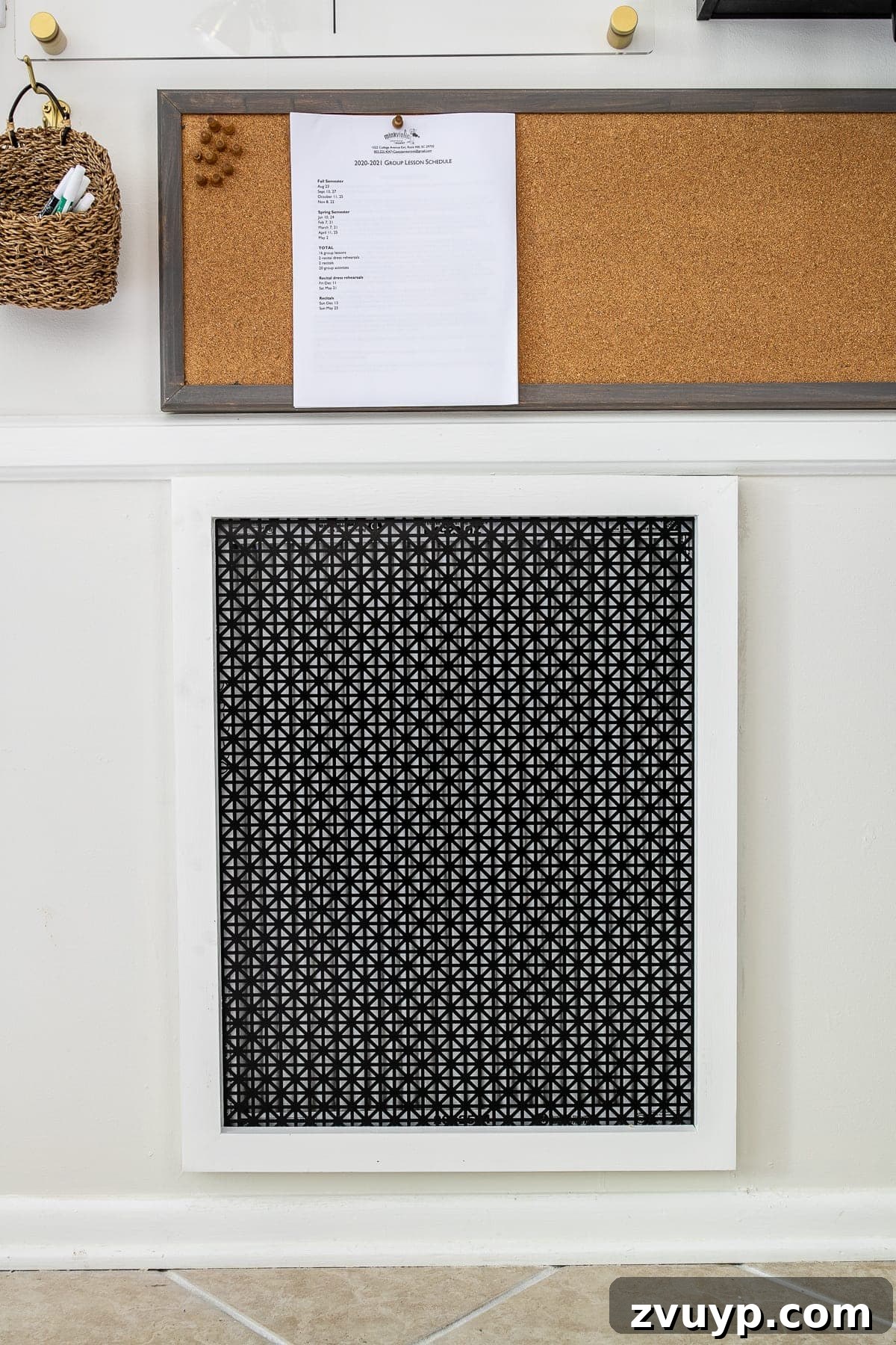 Quick Frugal Air Return Grille 8 DIY air return vent cover