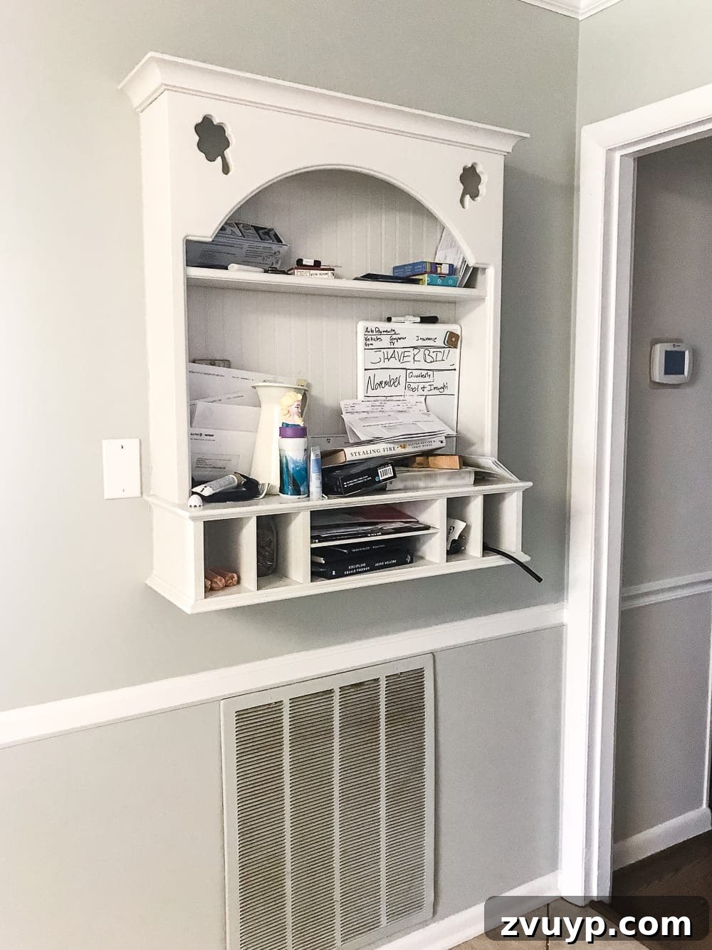 Quick Frugal Air Return Grille 10 command center before
