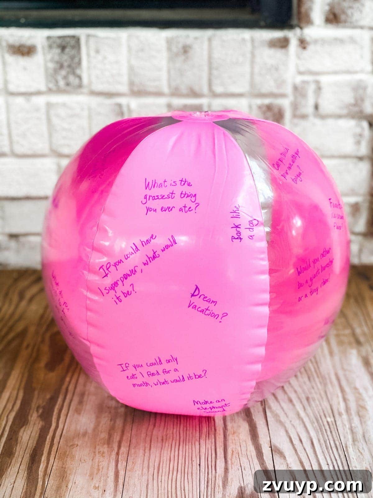 Unlock Creative Fun for Small Group Sleepovers with Walmart+ 9 Girls playing a 'Toss n Talk' game