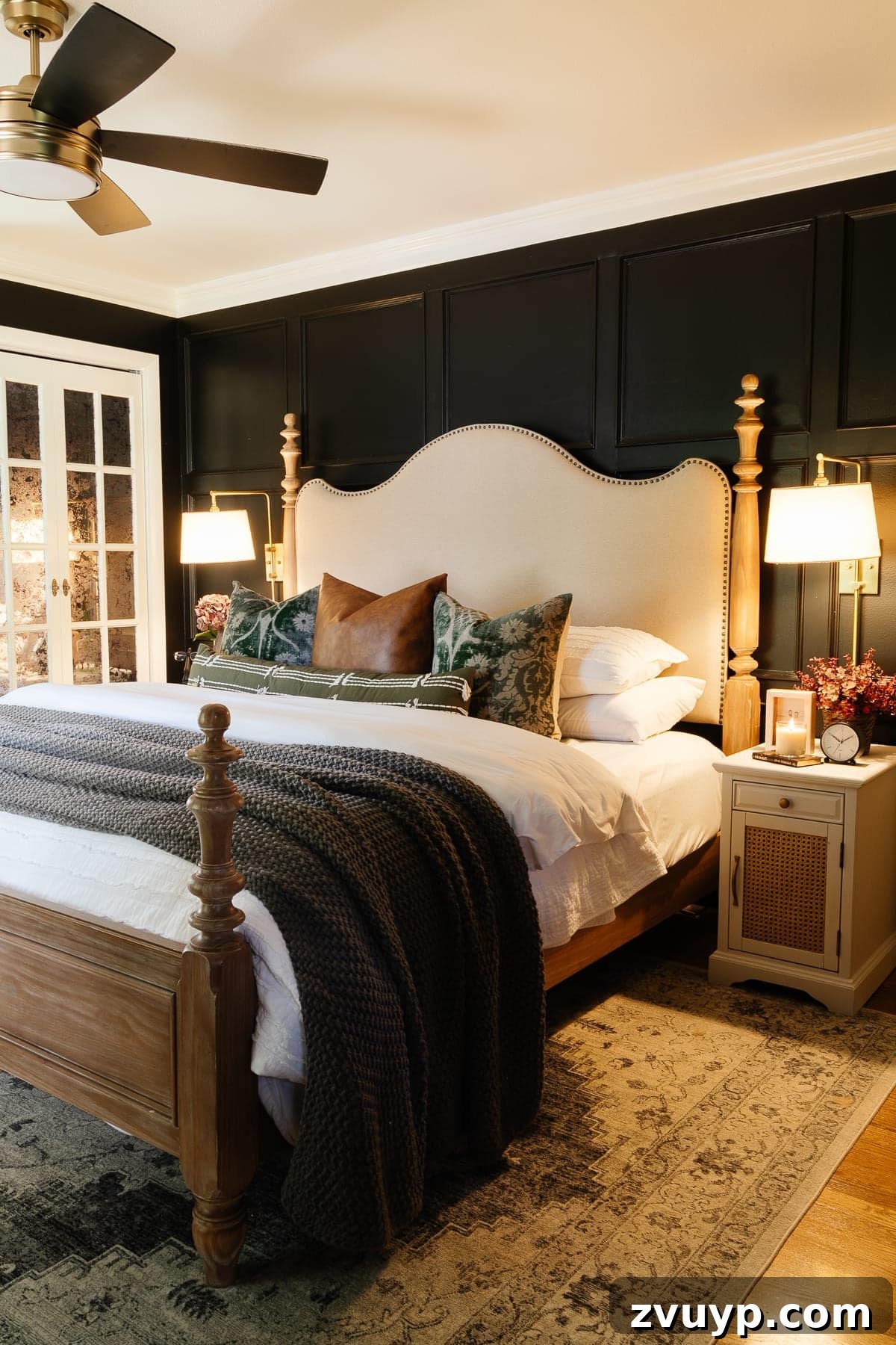 cozy fall bedroom decor