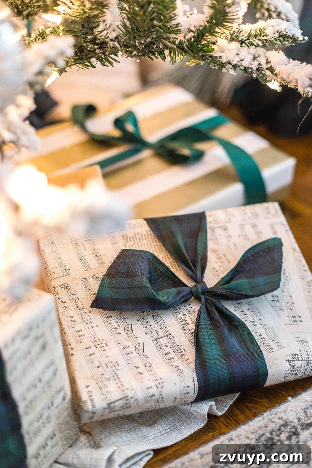 Gifts under a Christmas tree