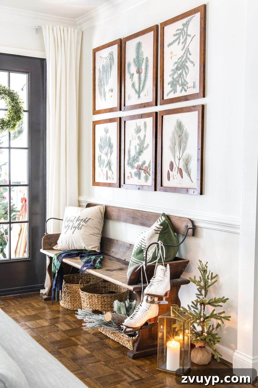 Framed Christmas printable decor