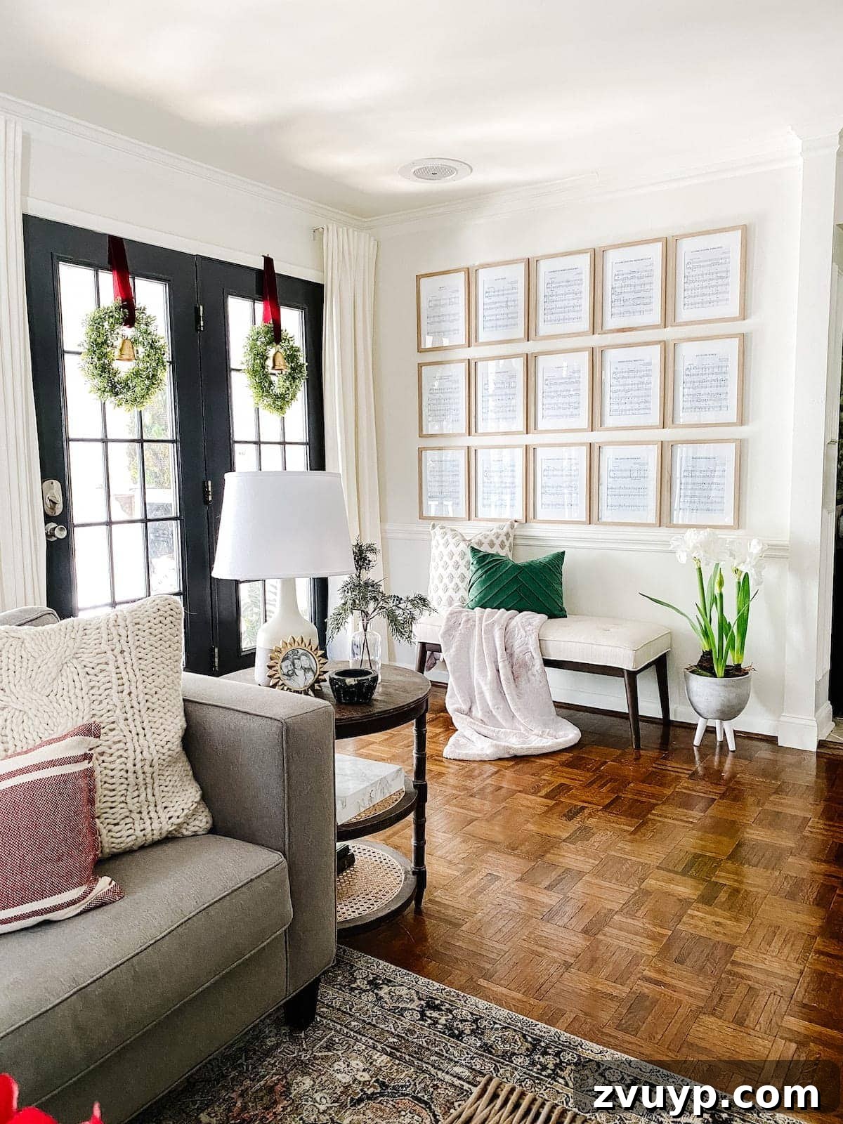 Christmas Sheet Music Wall Art Gallery 9 Christmas wall decor idea using sheet music