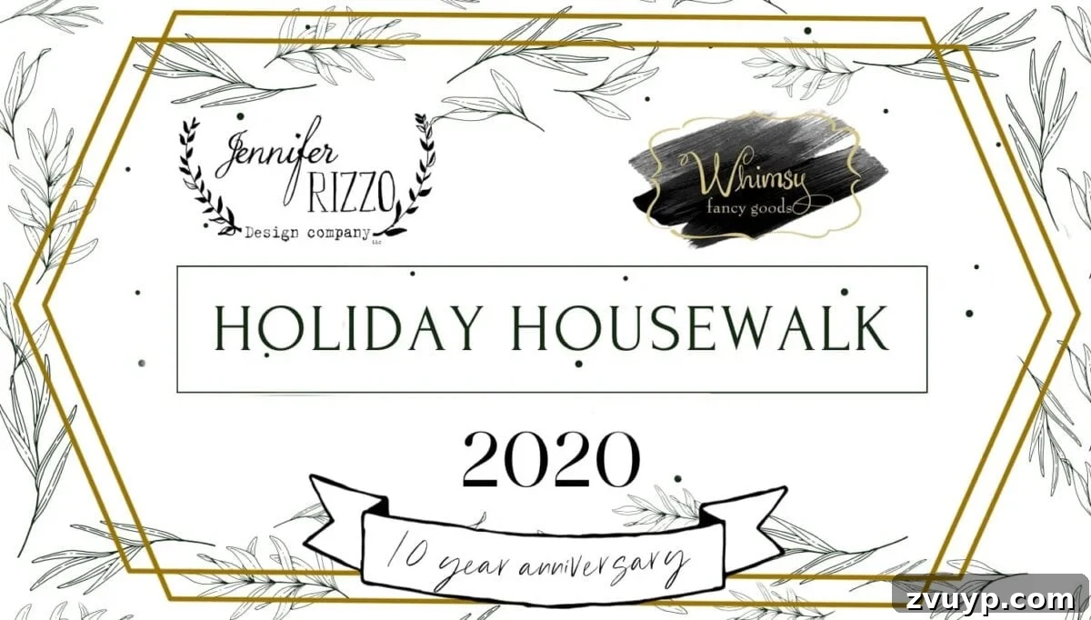 Festive Fusion: Our Modern Traditional Christmas Home 2 Jennifer Rizzo Holiday Housewalk 2020 Welcome