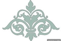 Damask Clipart Trio